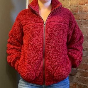 Full zip Abercrombie Sherpa